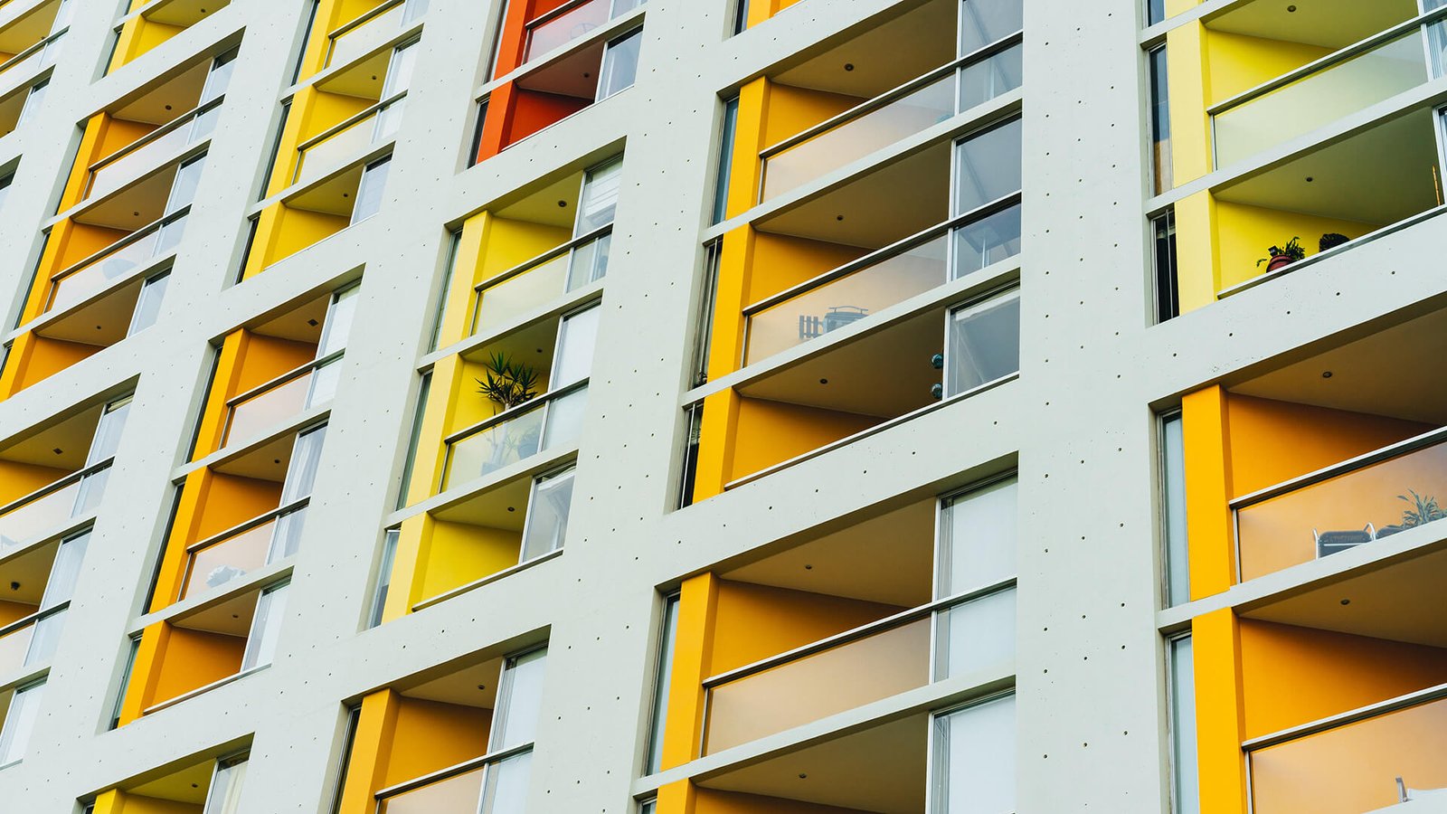 Home yellow building